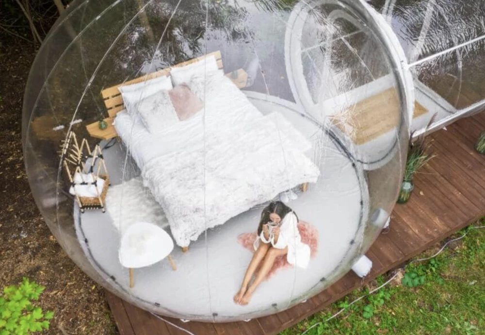 diy inflatable bubble tent