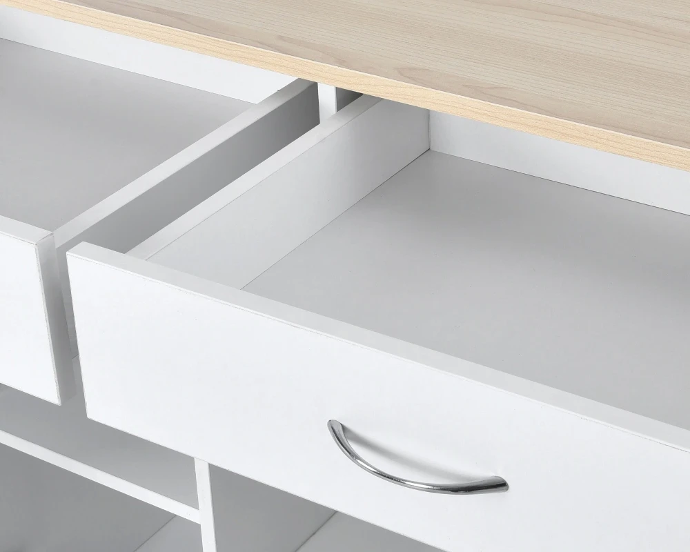 small kitchen island with storage